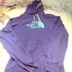 The north face hooded sweatshirt